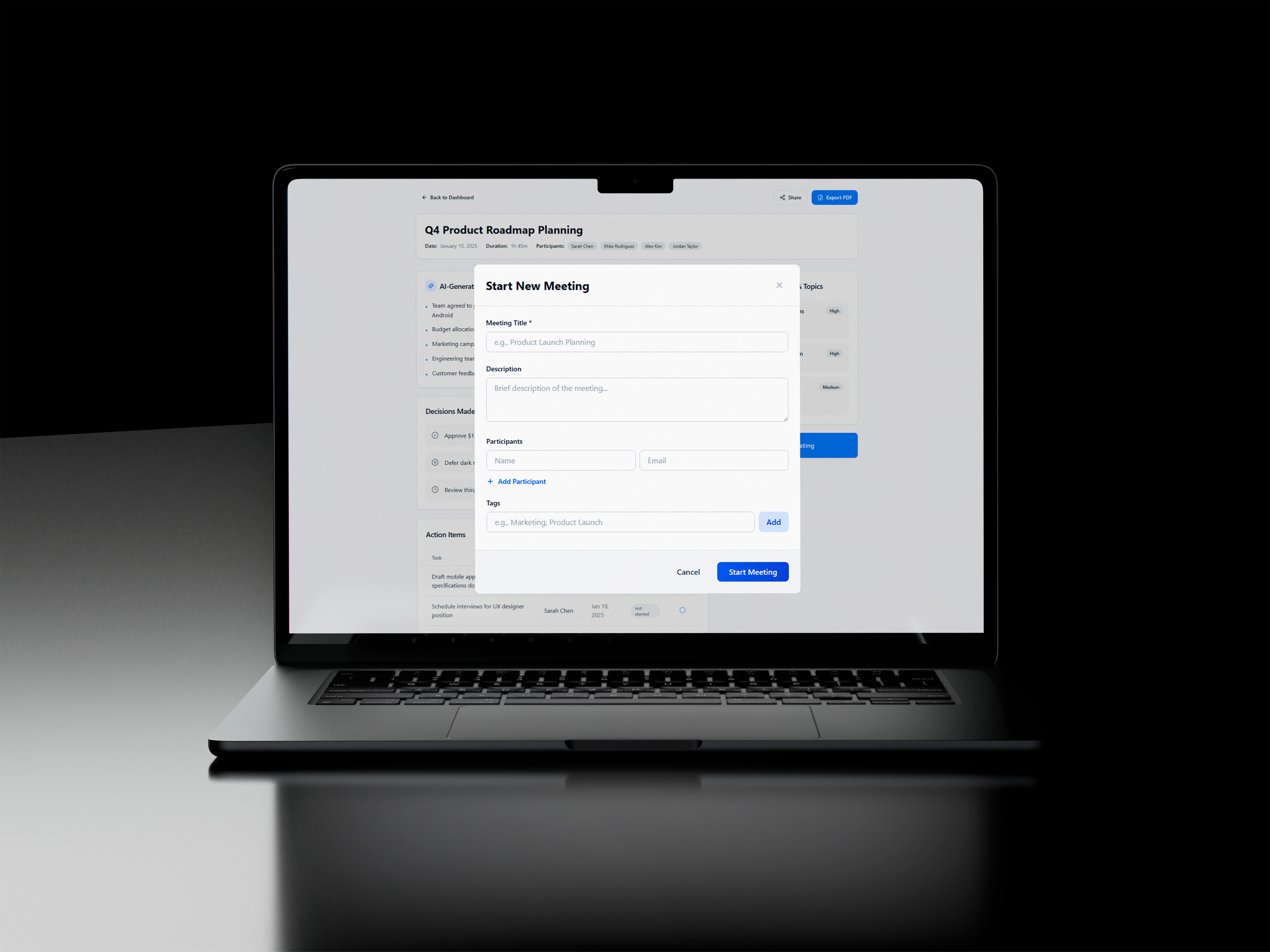 AI Meeting Room Assistant